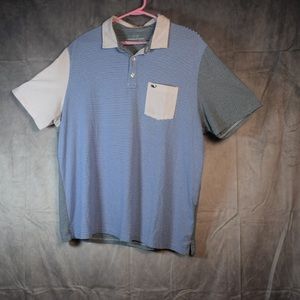 Vineyard Vines Vintage Tri-color Pocket Polo